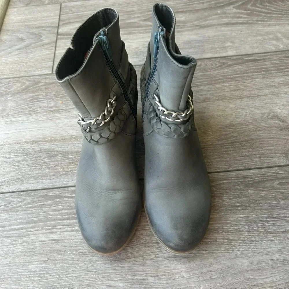 Arnold Churgin Handmade Nubuck Leather Ankle Chelsea Boots
